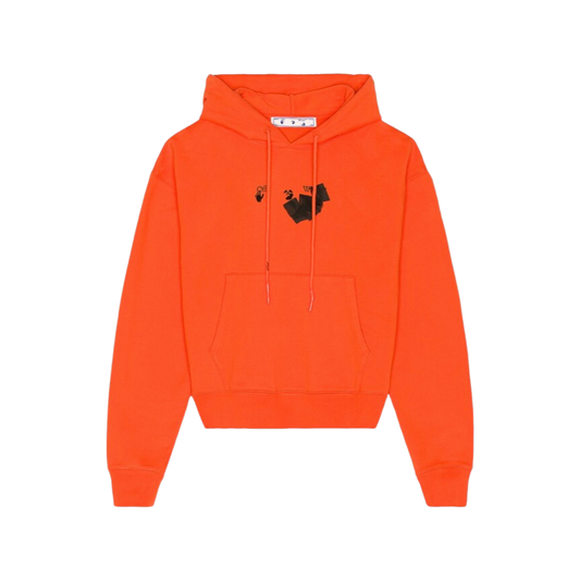 Off-White Jumbo Marker Hoodie in Orange