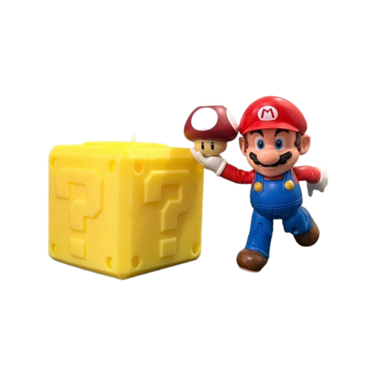 Super Mario Block Candle