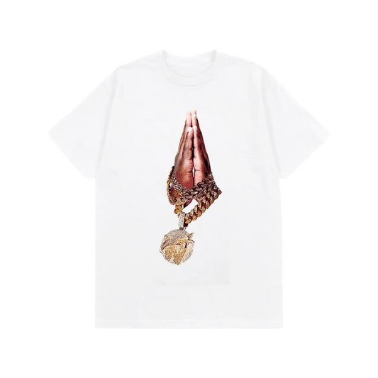 VLONE X Pop Smoke Chain White T-Shirt