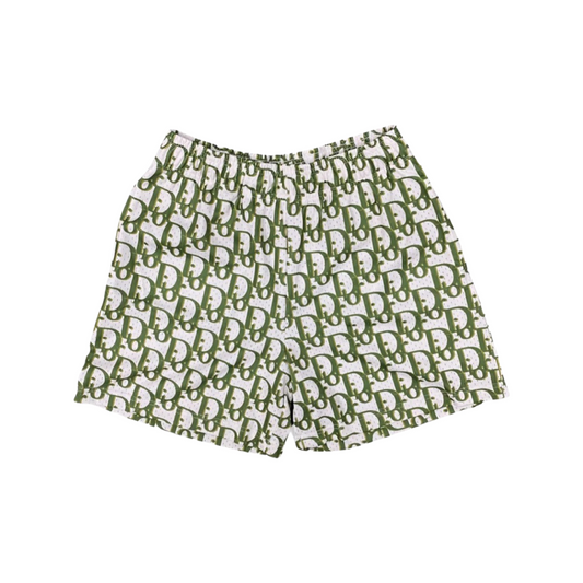 Bravest Studios Green & White Dior Shorts