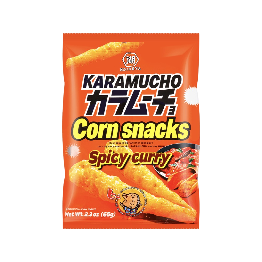 Spicy Curry Corn Snacks