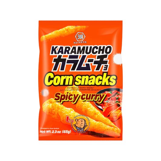 Spicy Curry Corn Snacks