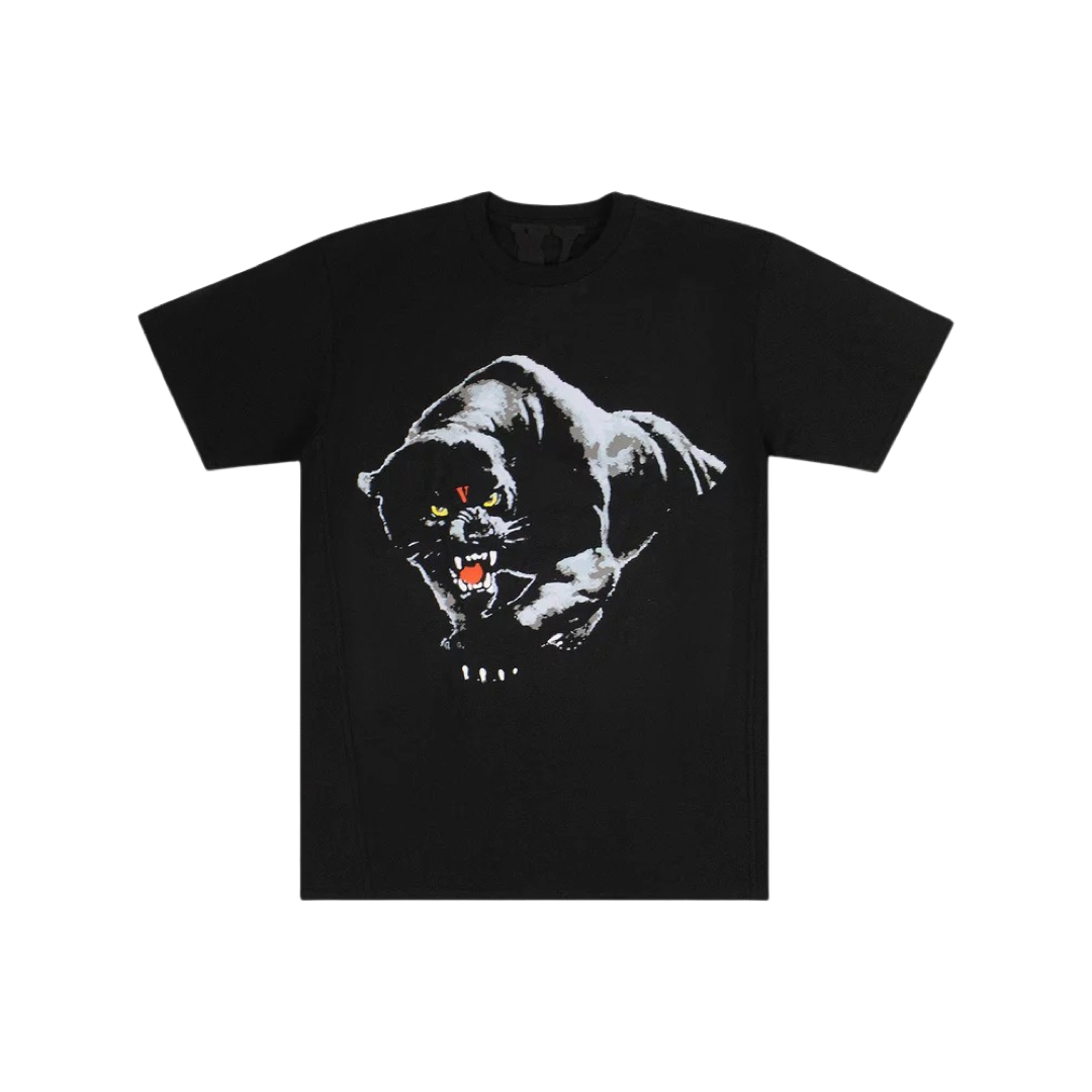Vlone Black V Panther T-shirt