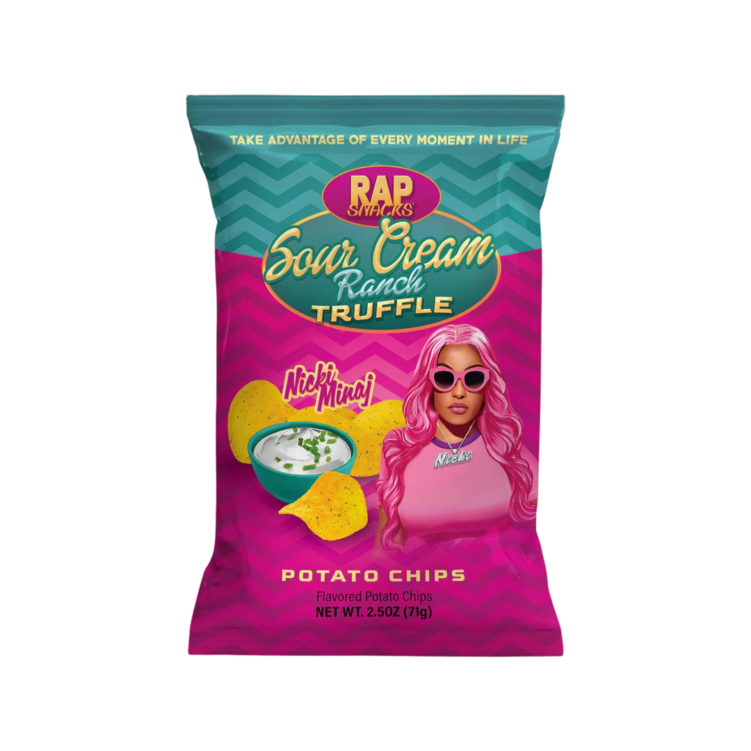 Rap Snacks Nicki Minaj Sour Cream Ranch Truffle Chips