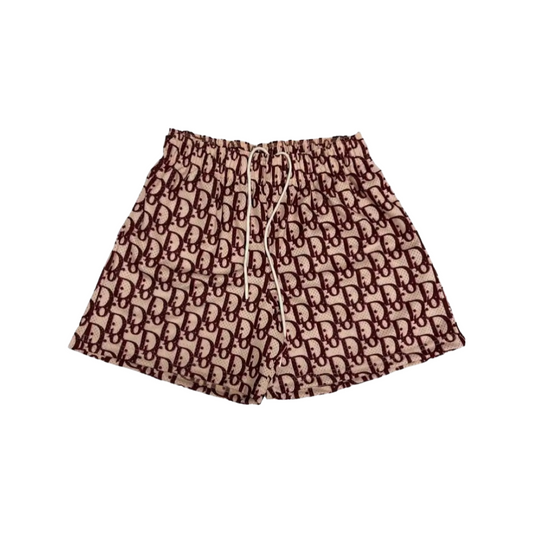 Bravest Studios Burgundy Dior Shorts