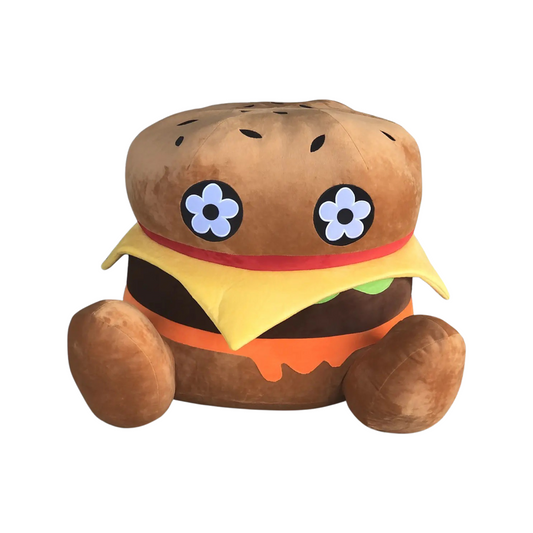 VandyThePink Giant Burger Plush Toy