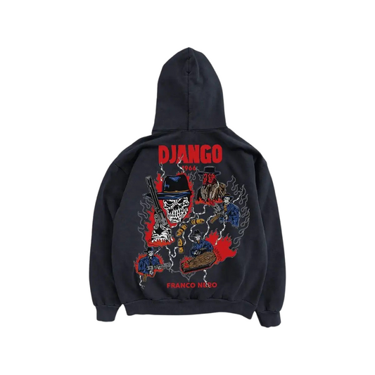 Warren Lotas Django Stone Wash Hoodie